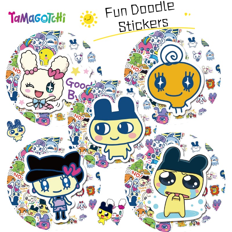 Bandai Model Tamagotchi - Neue Bandai Tamagotchi Mametchi Spaßige Graffiti-Aufkleber