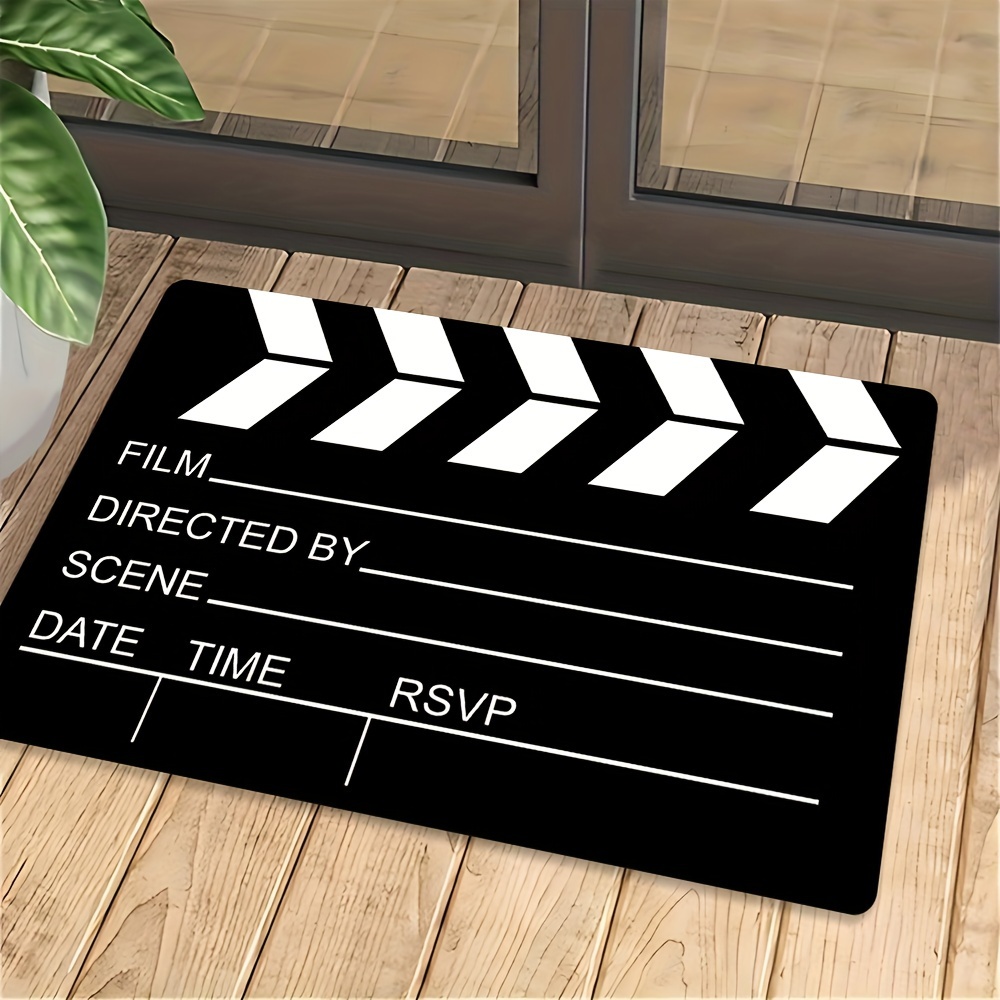 Kids Outdoor Movie Night - Vintage-Projektor-Thema Filmnacht-Filmklappe Retro-Kino-Atmosphäre Tisch-Kinoteppich Küchentür Kindergeburtstagsgeschenk