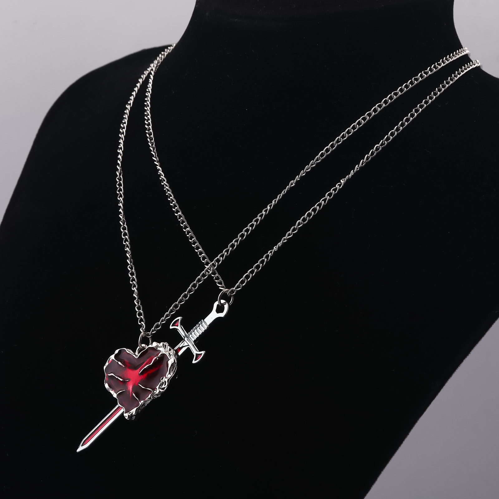 Neue Schwert Herz Paar Halsket – Bubble Sword Wand Bewertung und Preis