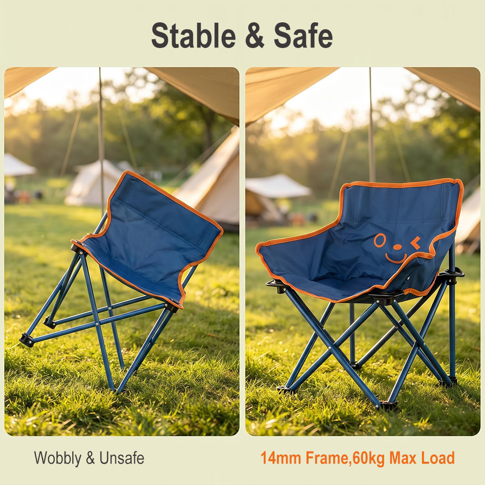 Klappbarer Kinder-Mondstuhl fü – Kids Outdoor Lawn Chair Bewertung und Preis
