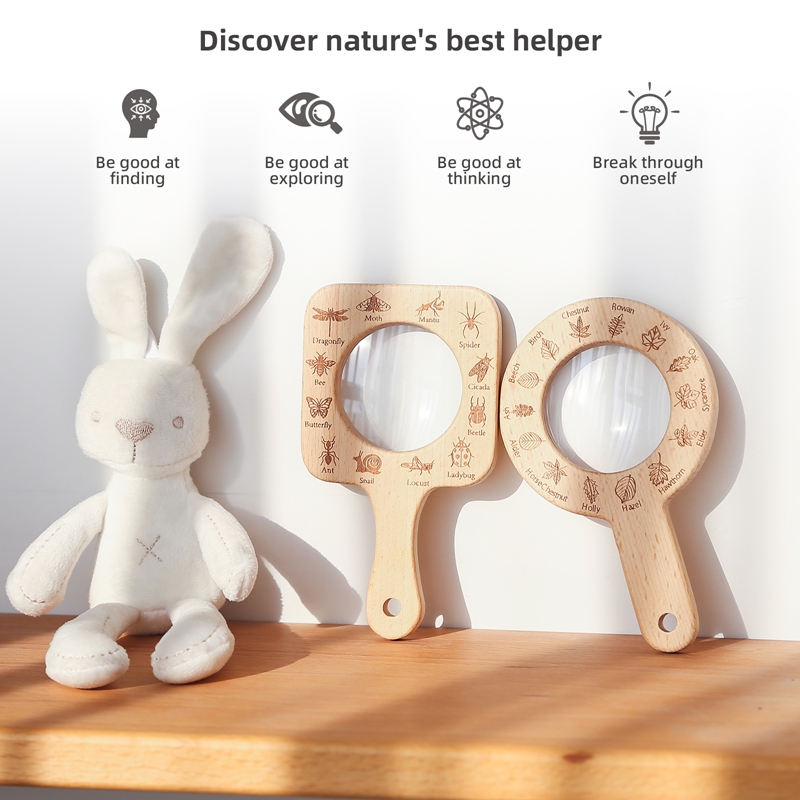 Holz-Lupe-Set Tier- und Pflanz – Kids Outdoor Education Bewertung und Preis
