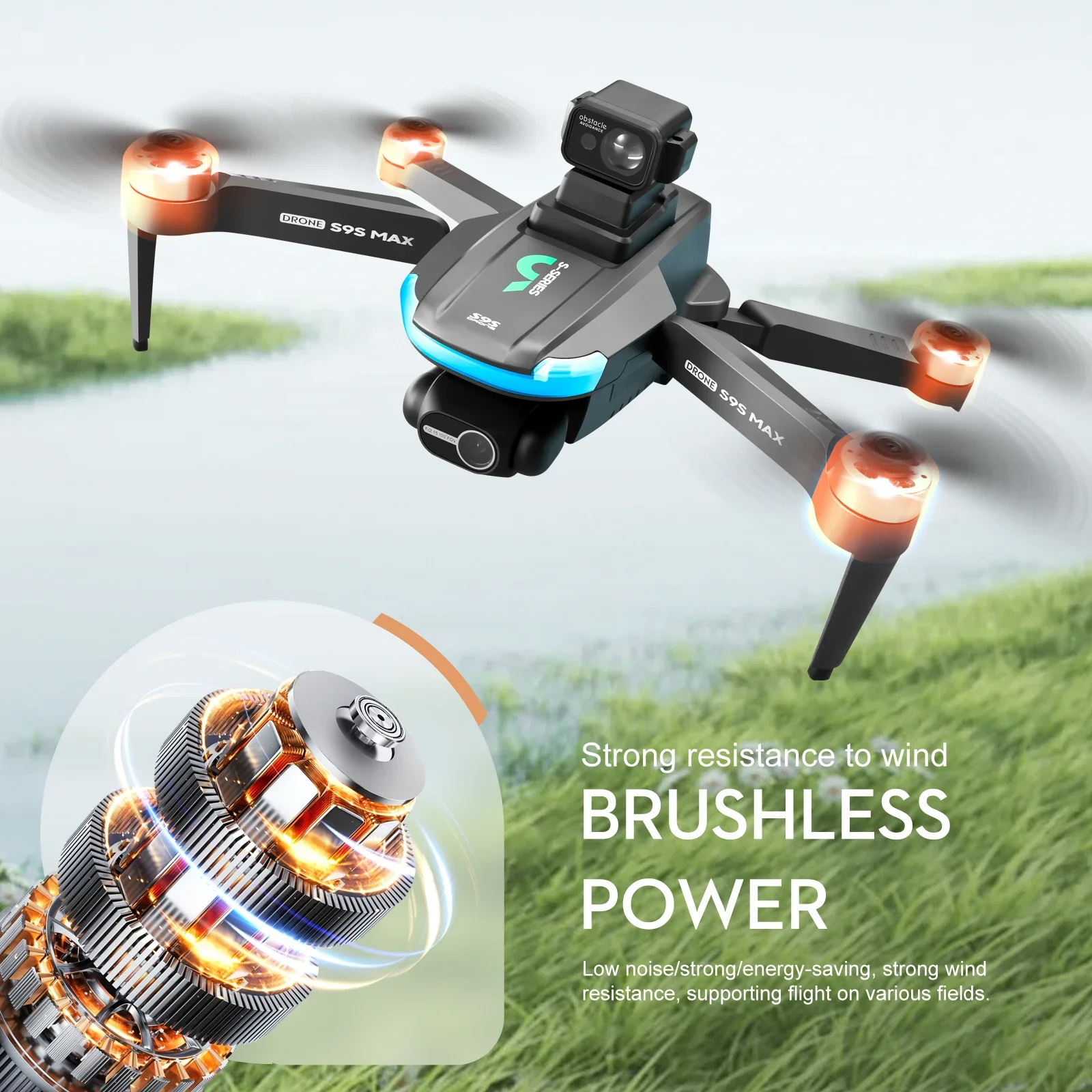 NEUE S9S MAX MINI Drone 4K 2-A – Kids Outdoor Toy Storage Bewertung und Preis