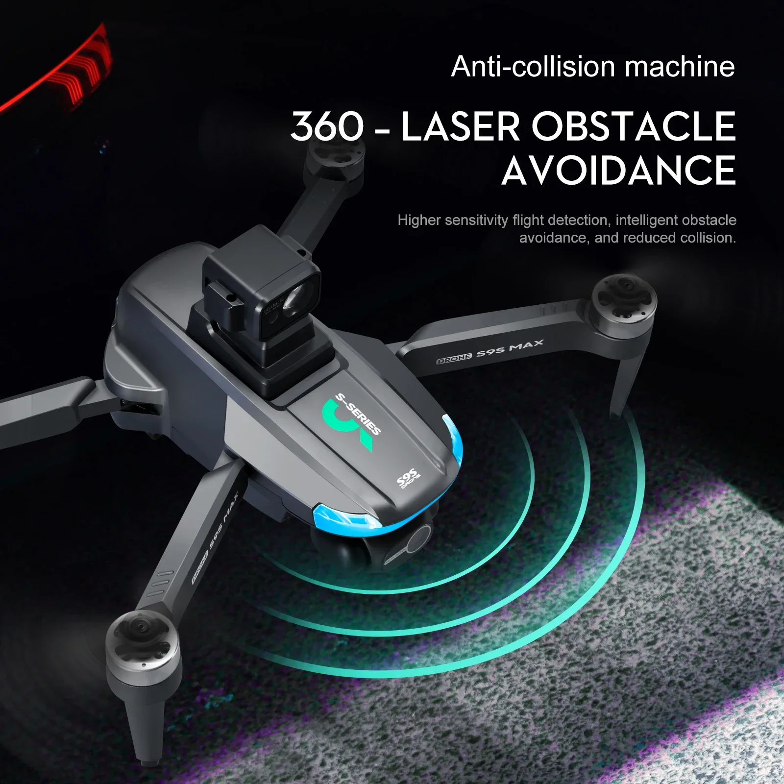 NEUE S9S MAX MINI Drone 4K 2-A – Kids Outdoor Toy Storage Bewertung und Preis
