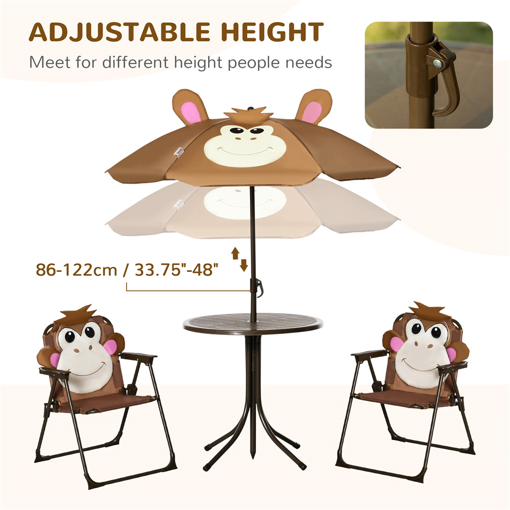 Niedliches Affen-Kinder-Terras – Kids Outdoor Lawn Chair Bewertung und Preis