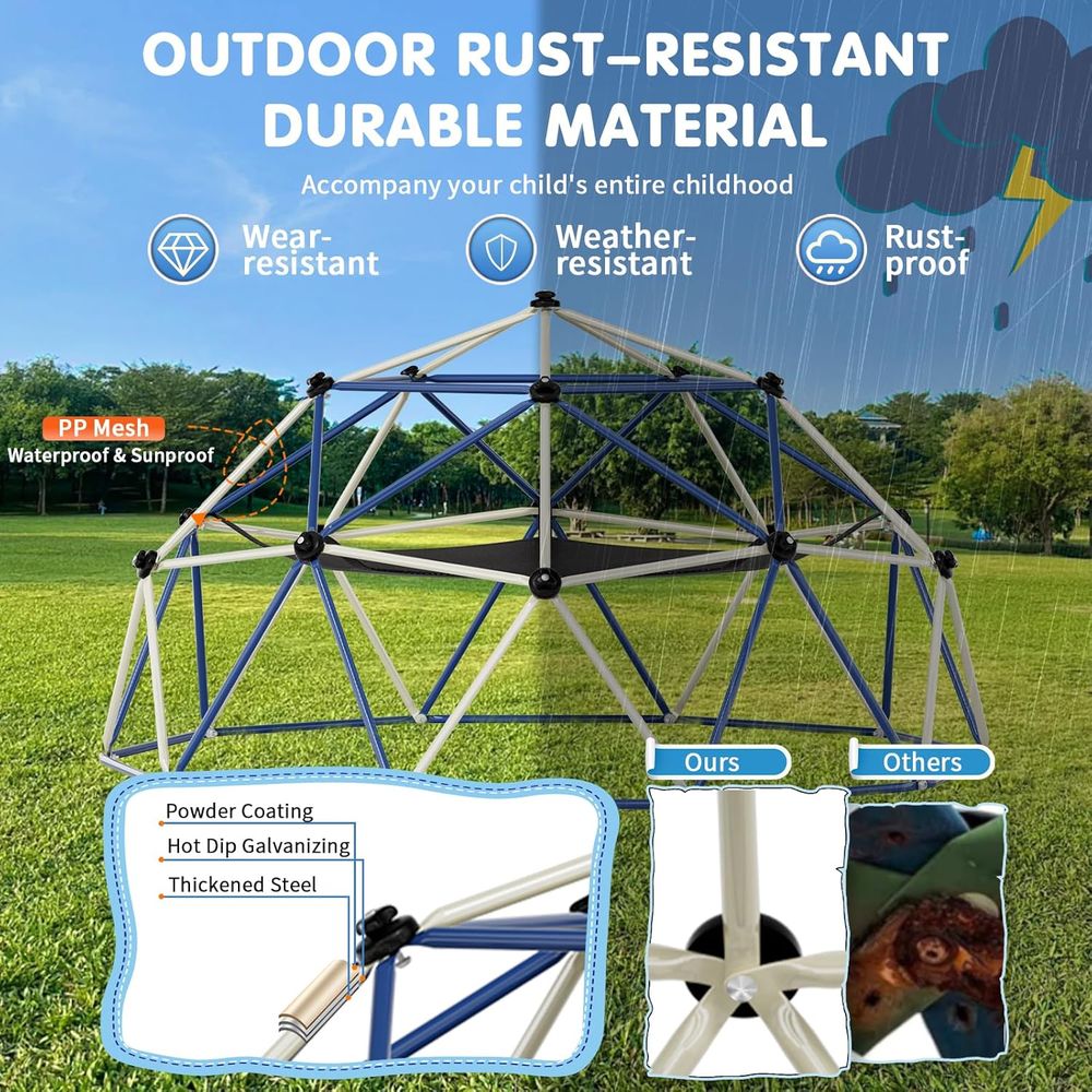 ClimDome, 10T Kletterkuppel mi – Kids Outdoor Dome Climber Bewertung und Preis