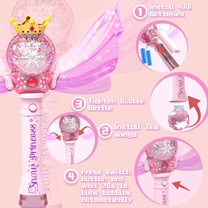 Prinzessin Engel Flügel Seifen – Bubble Sword Wand Bewertung und Preis