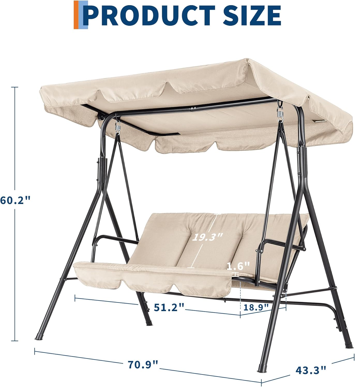 Outdoor-Schaukelstuhl mit vers – Kids Outdoor Lawn Chair Bewertung und Preis