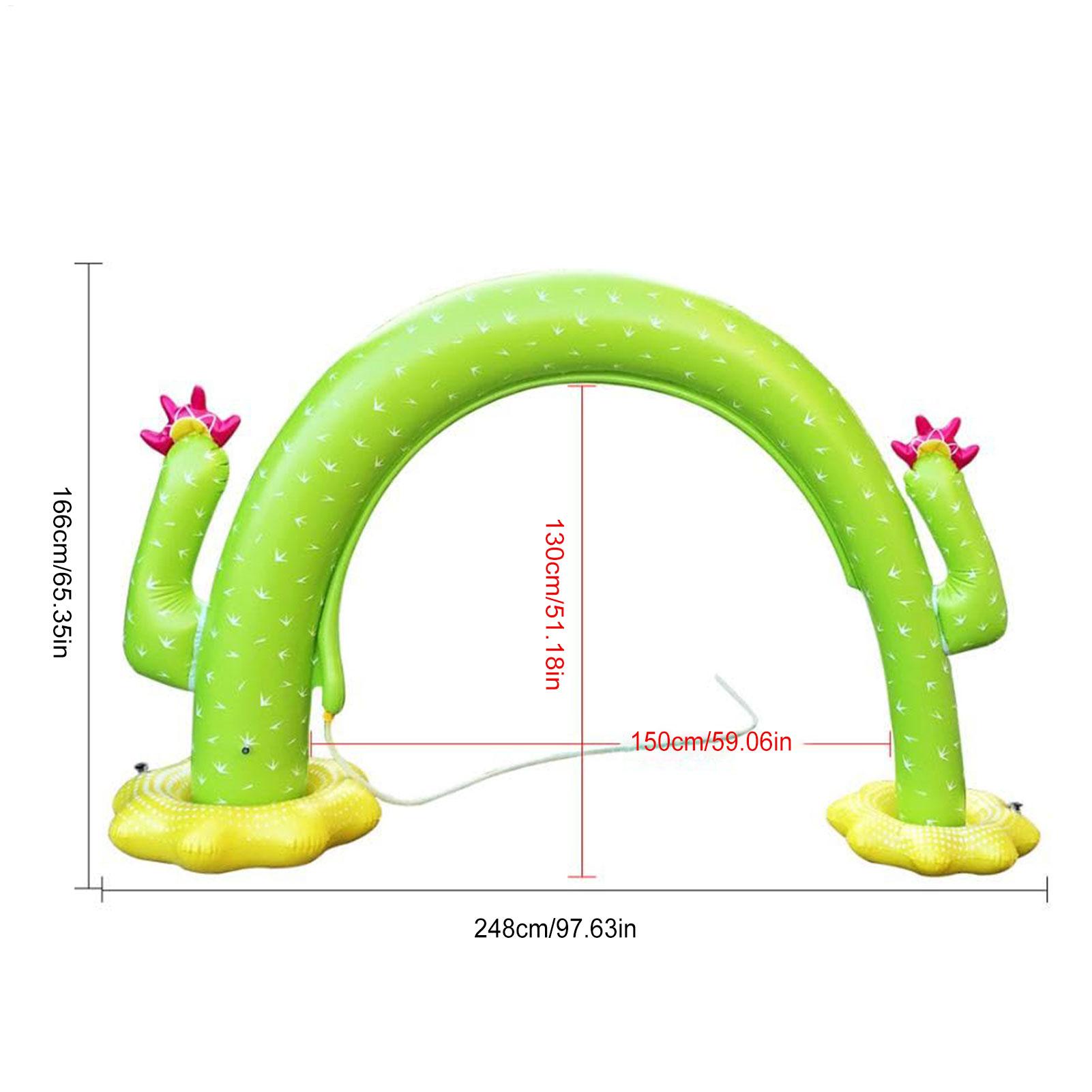 Aufblasbarer Kaktus-Sprinkler  – Kids Outdoor Tunnel Bewertung und Preis