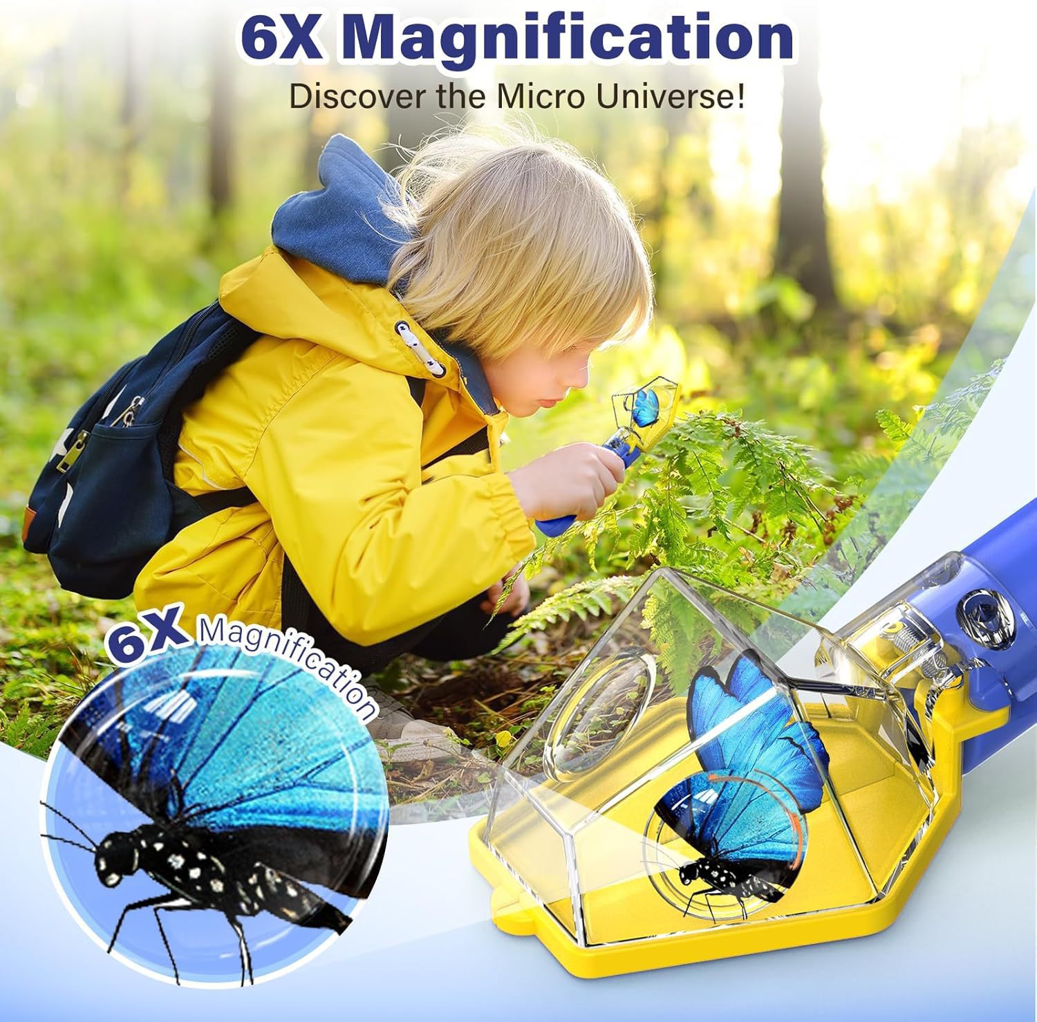 6-fache Vergrößerungslupe für  – Kids Outdoor Education Bewertung und Preis